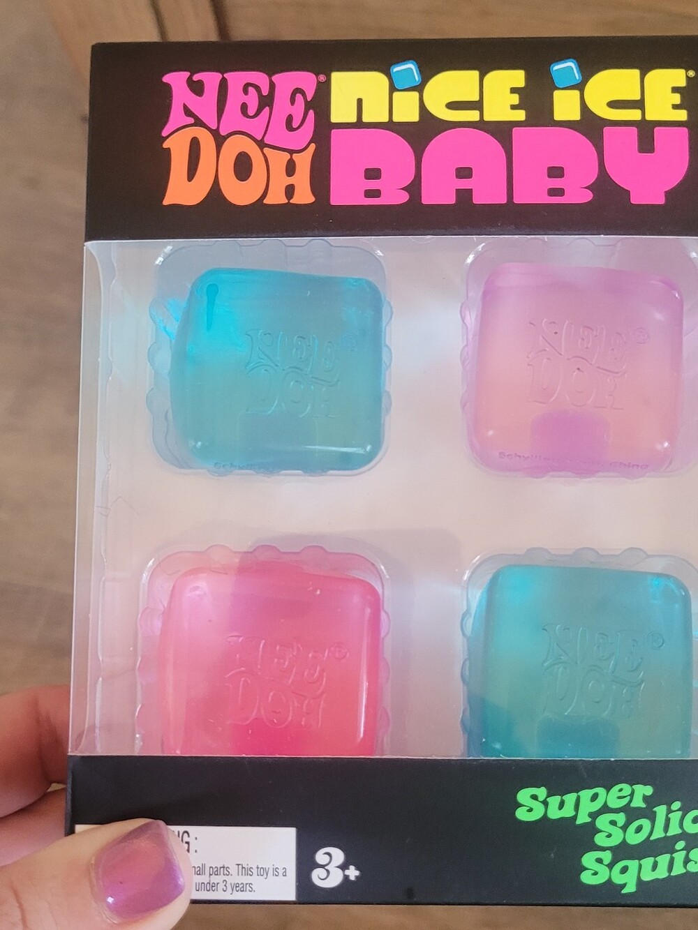 Baby Super Solid Squishers - Pink & Teal